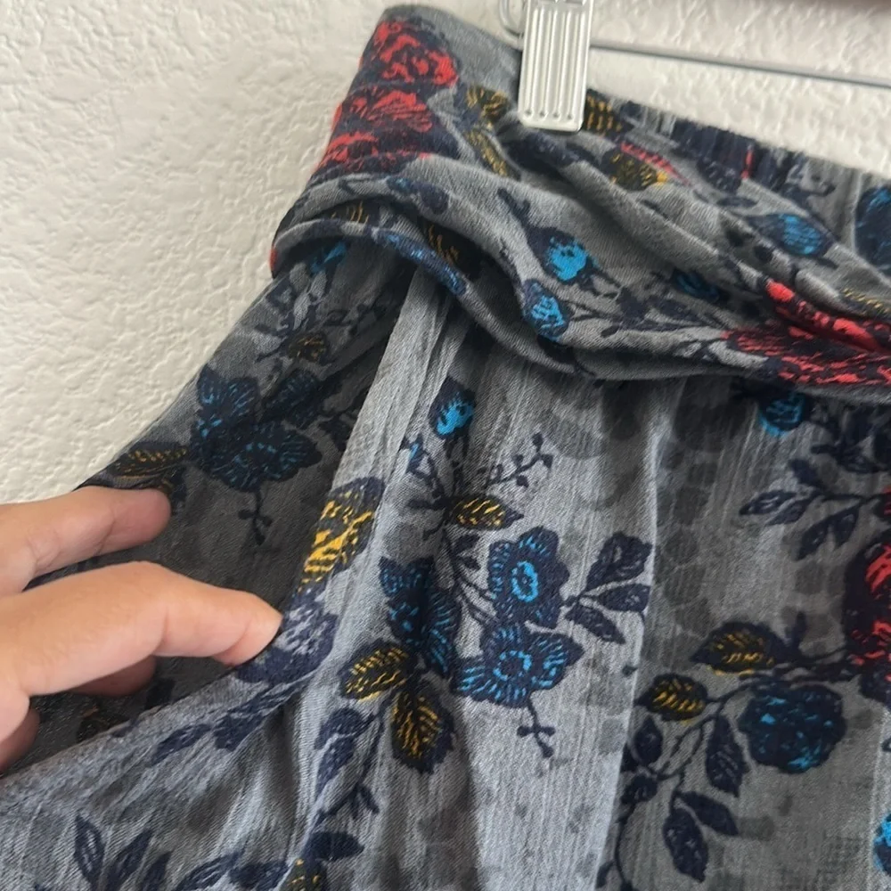 Free People Got Me Twisted Floral Harem Pants